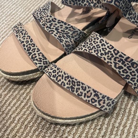 NEW LUCKY glaina Leopard Print Women's strappy Sandals size 9.5 - Picture 12 of 12